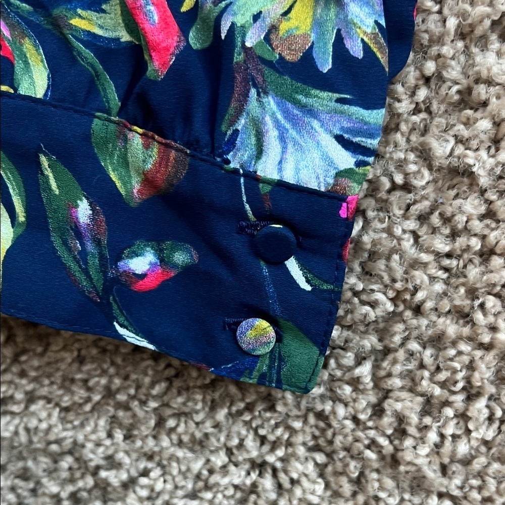 J. Crew Navy Floral Dress - Picture 16 of 16